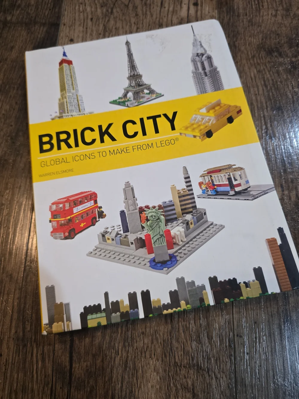 Lego Brick City Book – Yellow, White & Red Cover
